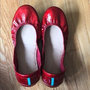 Red Patent Tieks